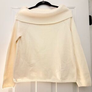 Old Navy Cream Off-the-Shoulder Sweater